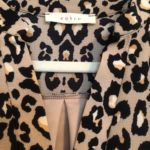 Entro brand small leopard shift dress never worn! - Picture 3 of 8